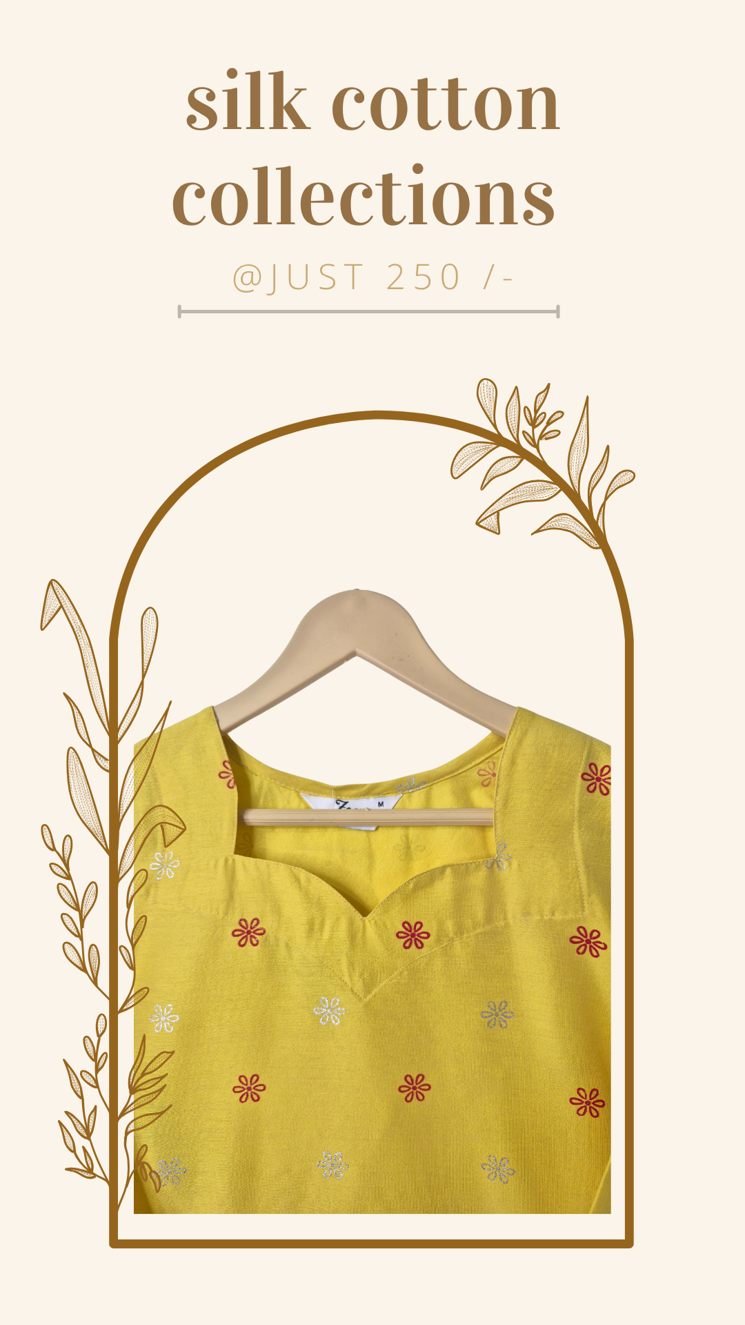 SILK COTTON KURTIS