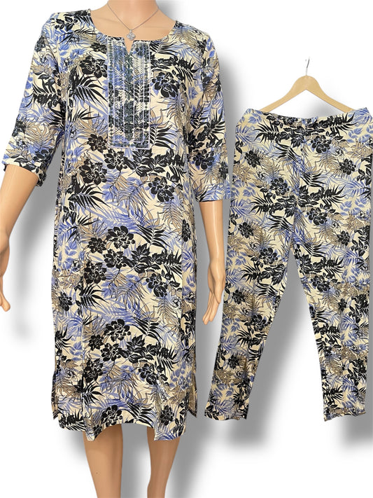 KURTI WITH PANT COMBO
